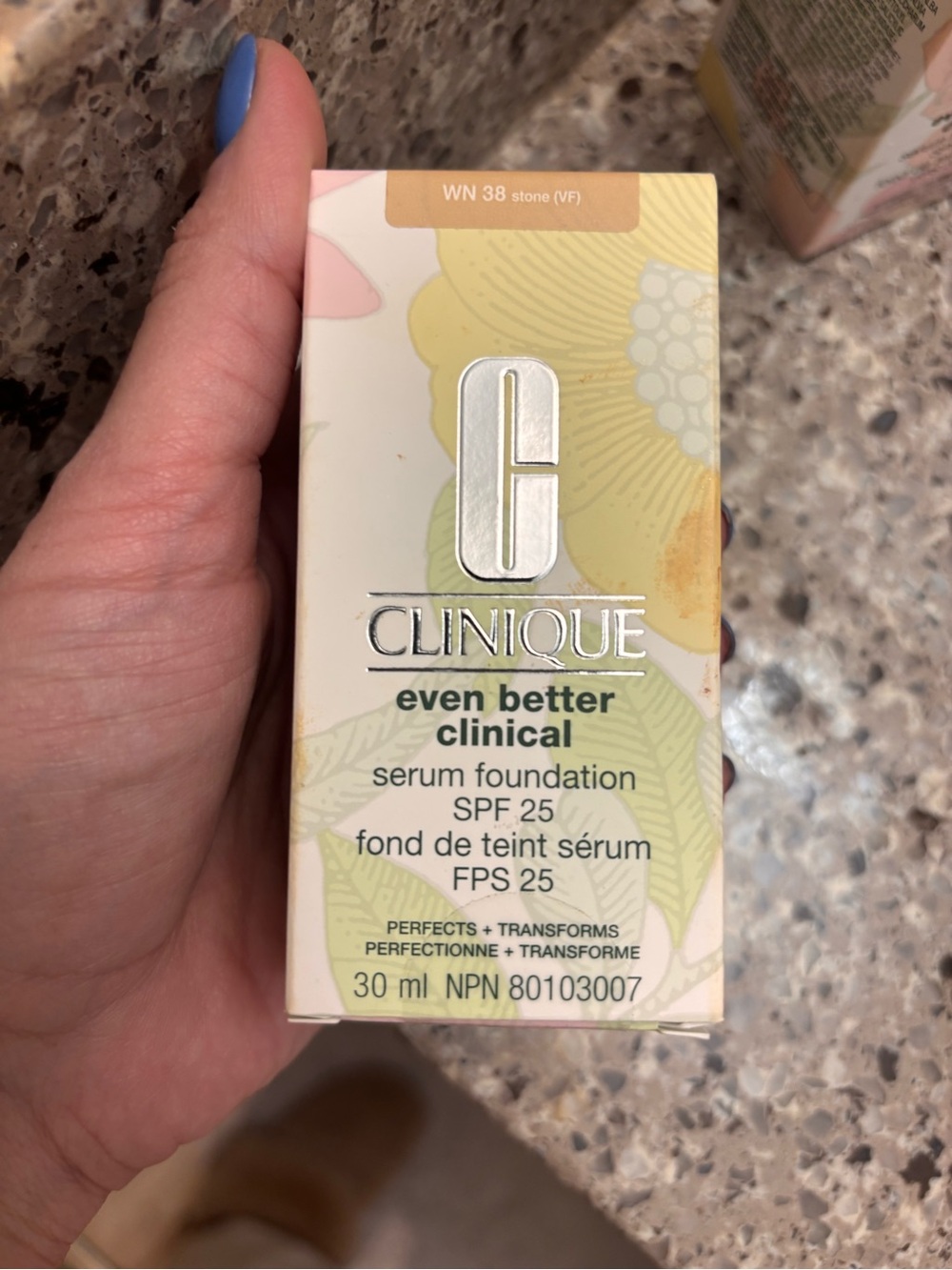 New Clinique Even Better Clinical Serum Foundation SPF 25 - WN 38 Stone (Cream)